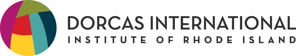 Dorcas International black header logo